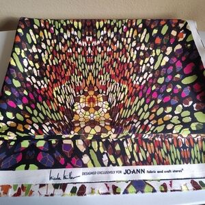 Nicole Miller X Jo-Ann Fabrics Colorful Mosaic Style Polyester Knit Fabric 1+Yd.